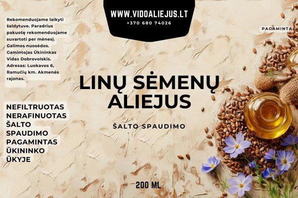 Linų sėmenų aliejus